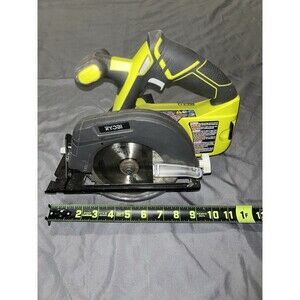 Ryobi 5-1/2 in Cordless Circular Saw Left Blade Battery Wood Cutting Tool